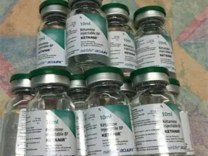 Ketamine HCL liquid for research purposes, available for purchase at Psychedelic Schrooms.