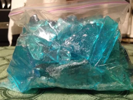 Blue Crystal Meth for Research, High-Purity Methamphetamine Crystals, Methamphetamine for Neurochemical Studies