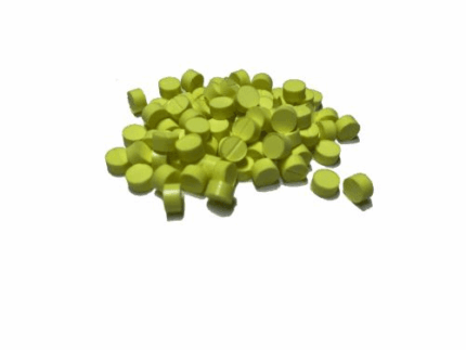 Pure Gidazepam in a laboratory container, available for research purposes only at Psychedelic Schrooms.