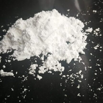 Pure Oxycodone Powder in a lab container, available for professional research use only at Psychedelic Schrooms.