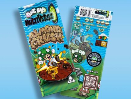One Up Multiverse Almond Crush Chocolate Bar