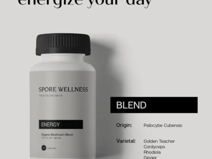 Spore Wellness (Energy) Microdosing Mushroom Capsules